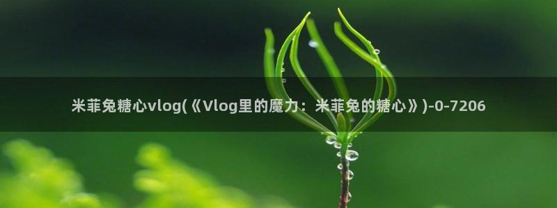 心糖心vlog